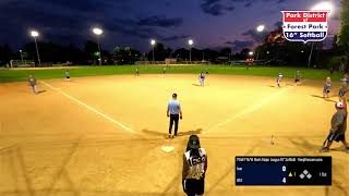 Iron vs BTA  6122024  Park District of Forest Park Mens Major League 16quot Softball [upl. by Meade264]