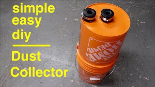 How to Make ● Simple Cyclone Dust Collector [upl. by Tanaka]