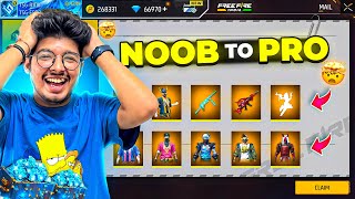 Free Fire 1Lvl Noob Poor Id To Pro Max Level Id 😍🤑 In 20000 Diamonds💎Garena Free Fire [upl. by Ellita36]