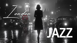 London Rain amp Swing Jazz 🎶 Timeless Big Band Melodies from the 1940s for a Retro Night [upl. by Cosma]