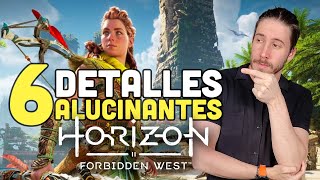 HORIZON FORBIDDEN WEST DETALLES que SORPRENDEN del NUEVO GAMEPLAY del juego de ALOY en PS4 y PS5 [upl. by Alig]