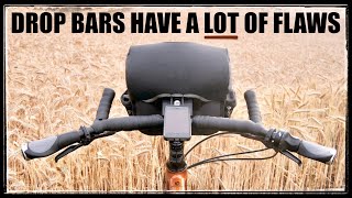 Why Flat Bars Are BETTER Than Drop Bars For Most Cyclists Objective Analysis [upl. by Hufnagel]