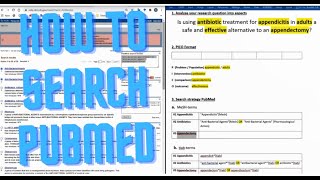 How to search PubMed in a systematic way [upl. by Ladew]