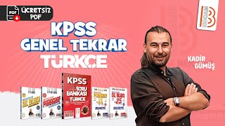 2024 KPSS Türkçe  Tek Videoda Genel Tekrar  Kadir Gümüş [upl. by Somisareg]