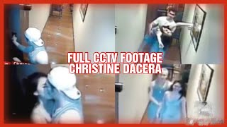 CCTV Footage  Christine Dacera kissing Valentine Rosales Viral [upl. by Esetal]