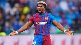 Adama Traore scores first goal for Barcelona [upl. by Llerryt]