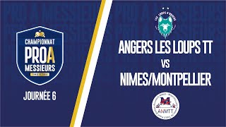 PRO A MESSIEURS  J6  ANGERS LES LOUPS  NIMESMONTPELLIER ALLIANCE [upl. by Natsirt860]