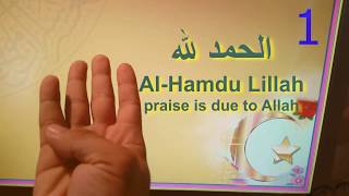 Dihkr 4  How to perfom Dhikr Sunnah Way of Counting Tasbih in How to make a Tasbih [upl. by Aysan255]