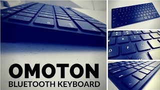 OMOTON Bluetooth Keyboard Review [upl. by Jovitah219]