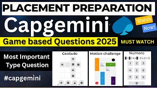 Capgemini Game Based Questions 2025 capgemini [upl. by Dora913]