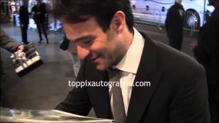 Charlie Cox  Signing Autographs at The Theory of Everything Premiere in NYC [upl. by Clyte]