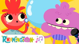 Lets Blow A Bubble  Bubbles Song for Kids  Rhymington Square [upl. by Gnidleif]