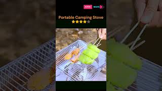 Portable Camping Stainless Steel Folding BBQ Stove [upl. by Ultun]