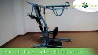 Patient Lifter  AKS Mini Foldy amp Mini Active How to use guide and accessories [upl. by Odille]