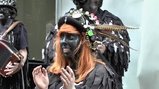 Hunters Moon Morris dancers Hastings Jack in the Green festival 2016 [upl. by Nabi]