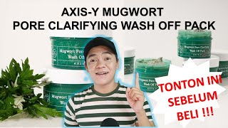 How to use Wash off pack AxisY Mugwort Pore Clarifying Wash Off Pack [upl. by Nnylarac]