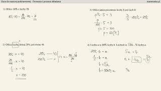 Kurs  matura 2025  część 5  procenty [upl. by Remmos404]