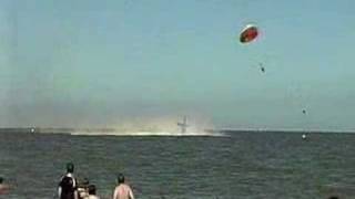 Plane Crashes into water Pilot Ejects [upl. by Priebe370]