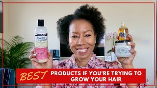 Best Hair Growth Products For Black Women Over 40  Time With Natalie [upl. by Sorilda]