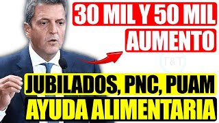 💲30 MIL Y 💲50 MIL📢 Urgente Situación en Jubilados PNC y PUAM con Tarjeta Alimentar ANSES 2023 [upl. by Urial667]