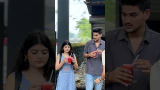 Free juice pine ki trick 😅🤣 funny video  Shubham  Tiyaa trending foryou youtube [upl. by Leatrice]