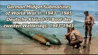 German Midget Submarines of WW2  Deutsche kleinst UBoote  Relics [upl. by Irret]