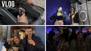 VLOG 💀 Halloween en la warner tapapies mucho makeup…🎃🤡👻 [upl. by Aggappera595]