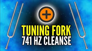 741 Hz Tuning Fork to Remove Toxins and Negativity by Clearing Throat Chakra [upl. by Bigler]