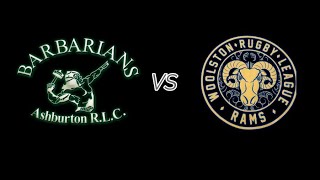 Ashburton Barbarians vs Woolston Rams [upl. by Aekin]