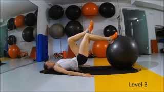 324  Gymnastikball  Hamstrings [upl. by Annauj]