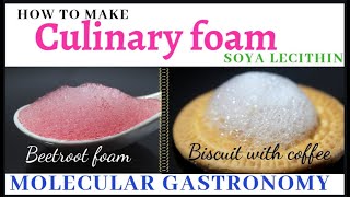 How to make culinary foam [upl. by Dworman]