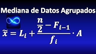 Cómo calcular la mediana para datos agrupados [upl. by Ainahpets732]