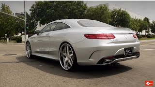 New Mercedes Benz S550 4MATIC Coupe 24quot Lexani Wheels [upl. by Aihtebat35]