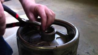 How to open and reassemble a Sanke keg [upl. by Steddman]