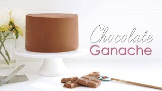 How to make amazing Chocolate Ganache  tutorial [upl. by Kcirrej]