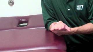 Wrist pronation stretch  HPT Huntington Physical Therapy 25703 [upl. by Enrobialc]