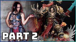 How to Paint Abaddon the Despoiler Part 2  Warhammer 40k  Black Legion Chaos Space Marine Guide [upl. by Teerprug]