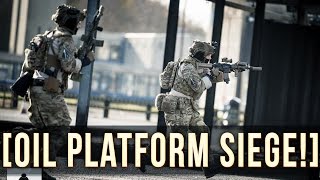 AIRSOFT OIL PLATFORM SIEGE  UK MILSIM [upl. by Leahpar]