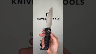 Pohl Force Prepper S E R E II 5109 Niolox Black G10 survival knife [upl. by Arytahs]