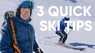 HOW TO Improve Your Skiing With 3 SIMPLE TIPS [upl. by Evangelia457]