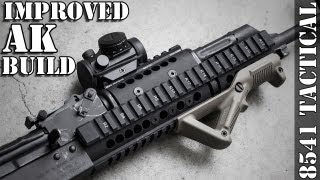 Improved AK Build  Midwest Industries AK4774 Extended Handguard and TRS25 Installation [upl. by Ellehcear113]