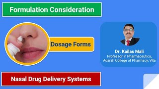 Nasal Drug Delivery Systems ll Nasal Dosage Forms ll NDDS ll Part VI [upl. by Niasuh]