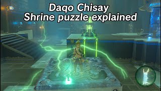 Daqo Chisay shrine puzzle explained [upl. by Onaimad128]