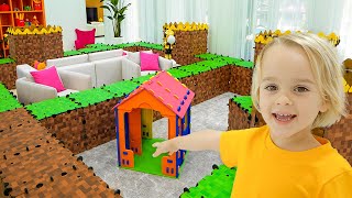 Vlad and Niki Giant Maze Challenge for kids [upl. by Silvanus]