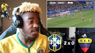 BRAZIL 2 X 0 ECUADOR  HIGHLIGHTS amp GOALS  WORLD CUP QUALIFIERS 310817 🏆🇧🇷  Reaction [upl. by Adnoluy]