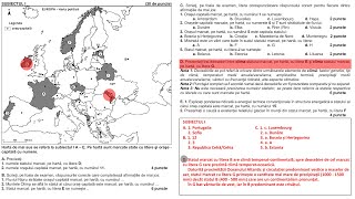 Rezolvăm modelul de subiect la Geografie bacalaureat 2024 [upl. by Dene]