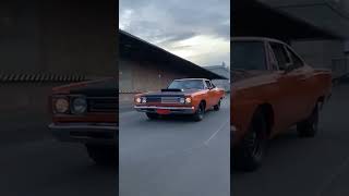 Driving in a 1969 12 Plymouth Road Runner A12  4 Speed  Mopar [upl. by Naam956]