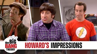 Howards Impressions  The Big Bang Theory [upl. by Eelanej837]