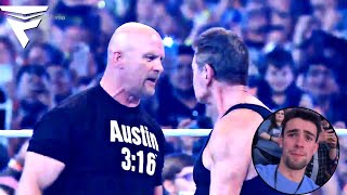 REACCION A STONE COLD Y MCMAHON EN WRESTLEMANIA 38 [upl. by Levitt40]