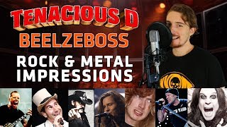 Tenacious D  Beelzeboss IMPRESSIONS COVER by Nico Borie [upl. by Anaiek]